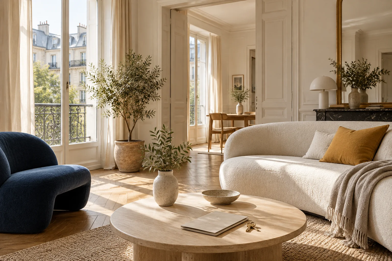 Illustration d’un appartement lumineux
